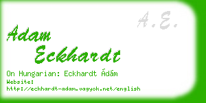 adam eckhardt business card
